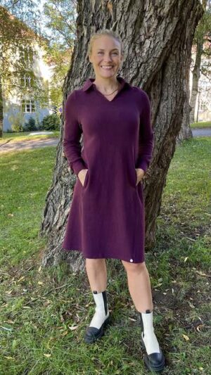 sogndal kjole plum
